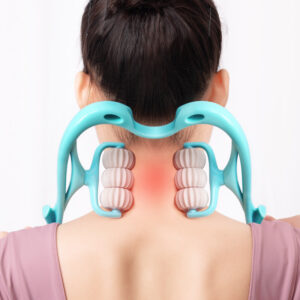 Multifunctional Manual Wheel Neck Massager Massage Relieve Roller Massage Tool