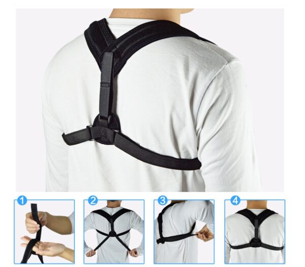 Medical Clavicle Posture Corrector Lower Back Correction Strap - Image 4