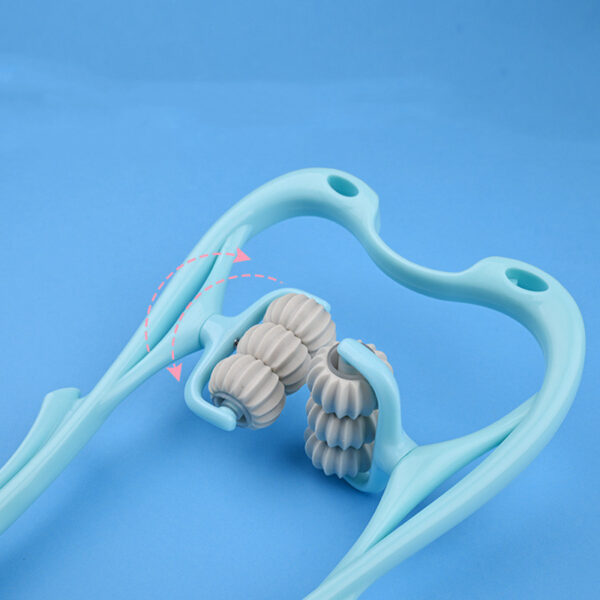 Multifunctional Manual Wheel Neck Massager Massage Relieve Roller Massage Tool - Image 6