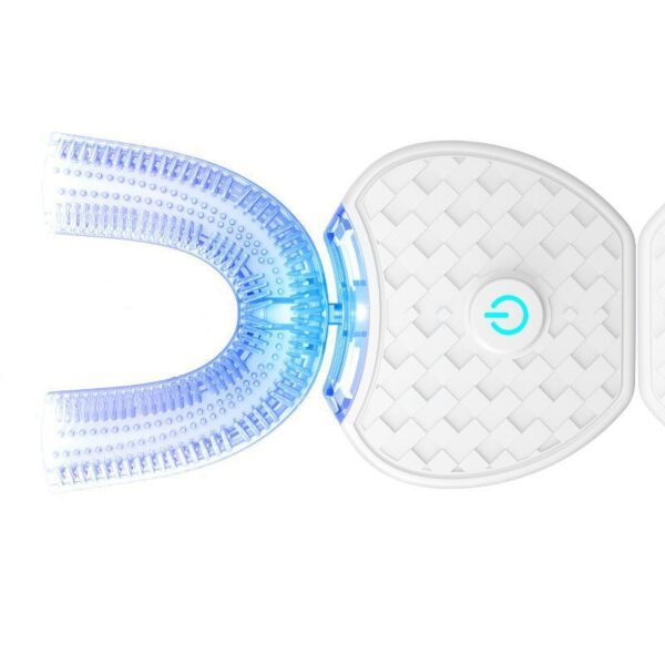360 Degrees Intelligent Automatic Electric  Toothbrush Waterproof U Type Tooth Brush Whitening Blue Light USB Charging - Image 7