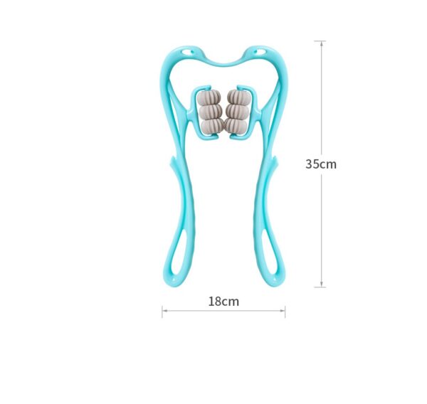 Multifunctional Manual Wheel Neck Massager Massage Relieve Roller Massage Tool - Image 4
